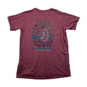 Patagonia Shirt Women's M Active Short Sleeve Lightweight Beach Seaweed